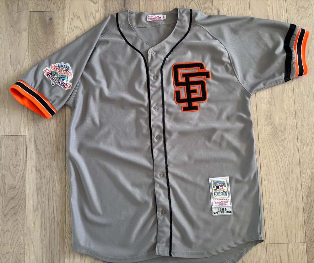 Mitchell & Ness 1989 San Francisco Giants Matt Williams #9 Jersey